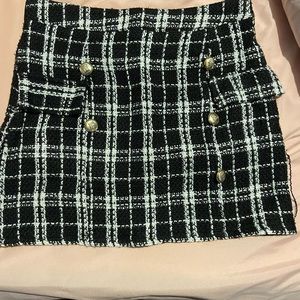 Plaid H&M skirt
